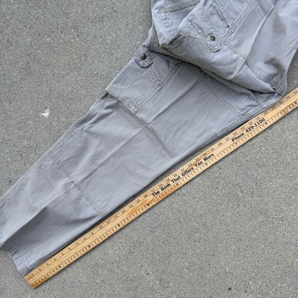 Carhartt Gray Relaxed Fit Ripstop Cargo Work Pants B342 DES 42x32 - Picture 7 of 7